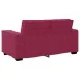 Juego de sofás con cojines 3 piezas terciopelo rojo tinto by , Sofas - Ref: Foro24-3324622, Price: 608,45 €, Discount: %