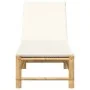 Tumbona con cojines 55x199x30 cm bambú by , Loungers - Ref: Foro24-4108226, Price: 198,46 €, Discount: %