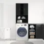 Mueble para lavadora roble negro 64x25,5x190 cm | Foro24.es | Tu tienda online para hogar, jardín y más Foro24.es