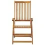 Sillas de jardín reclinables 2 uds madera maciza acacia cojines von , Gartenstühle - Ref: Foro24-3064062, Preis: 182,59 €, Ra...