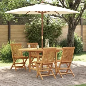 Conjunto de Comedor de Jardín de 5 Piezas de