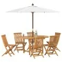 Conjunto de 7 Piezas de Comedor de Jardín de Madera Sólida de Teca von , Gartentische - Ref: Foro24-3157129, Preis: 614,67 €,...