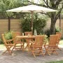 Conjunto de Comedor de Jardín de 7 Piezas de Madera Sólida de Teca von , Gartentische - Ref: Foro24-3157131, Preis: 685,72 €,...