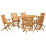 Conjunto de Comedor de Jardín de 7 Piezas de Madera Sólida de Teca von , Gartentische - Ref: Foro24-3157131, Preis: 685,72 €,...