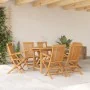 Conjunto de Comedor de Jardín de 7 Piezas de Madera Sólida de Teca von , Gartentische - Ref: Foro24-3157131, Preis: 685,72 €,...
