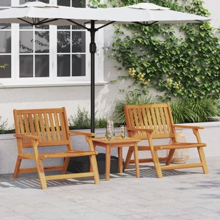 Sillas de Jardín con Mesa 3 pcs de Madera Sólida de Acacia de , Mesas de jardín - Ref: Foro24-3214432, Precio: 178,90 €, Desc...