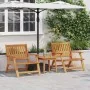 Sillas de Jardín con Mesa 3 pcs de Madera Sólida de Acacia de , Mesas de jardín - Ref: Foro24-3214432, Precio: 178,90 €, Desc...