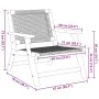 Sillas de Jardín con Mesa 3 pcs Gris Madera Maciza de Acacia by , Garden chairs - Ref: Foro24-3214434, Price: 191,99 €, Disco...