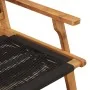 Juego de Sillas de Jardín con Mesa, 3 piezas, Negra, de Madera Sólida de Acacia | Foro24.es | Tu tienda online para hogar, jardín y más Foro24.es