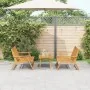 Sillas de Jardín con Mesa 3 pcs de Madera Maciza de Acacia by , Garden tables - Ref: Foro24-3214448, Price: 255,99 €, Discoun...