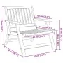 Sillas de jardín con mesa 5 piezas de madera maciza de acacia by , Garden tables - Ref: Foro24-3214456, Price: 399,08 €, Disc...