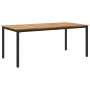 Conjunto de Comedor de Jardín de 5 Piezas Negro, Marrón Metal, Madera von , Gartentische - Ref: Foro24-3284417, Preis: 518,97...