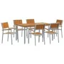 Conjunto de Comedor de Jardín 7 Piezas Gris Metal Resistente von , Gartentische - Ref: Foro24-3284424, Preis: 644,62 €, Rabat...