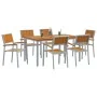 Conjunto de Comedor de Jardín 7 Piezas Gris Metal Resistente von , Gartentische - Ref: Foro24-3284424, Preis: 644,62 €, Rabat...