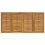 Conjunto de Comedor de Jardín Set de 7 Gris y Madera Natural de , Mesas de jardín - Ref: Foro24-3284427, Precio: 697,78 €, De...