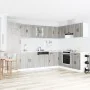 Armario de Cocina ""Kalmar"" con Doble Fregadero Gris Sonoma Madera Elaborada by , Kitchen cabinets - Ref: Foro24-3315007, Pr...