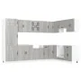 Armario de Cocina ""Kalmar"" con Doble Fregadero Gris Sonoma Madera Elaborada by , Kitchen cabinets - Ref: Foro24-3315007, Pr...