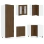 Gabinete de Cocina ""Kalmar"" con Doble Fregadero Madera de Roble von , Küchenschränke - Ref: Foro24-3315008, Preis: 189,45 €...