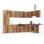 Gabinete de Cocina ""Kalmar"" con Doble Fregadero de Madera Vieja von , Küchenschränke - Ref: Foro24-3315009, Preis: 192,73 €...
