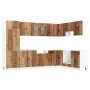 Gabinete de Cocina ""Kalmar"" con Doble Fregadero de Madera Vieja von , Küchenschränke - Ref: Foro24-3315009, Preis: 192,73 €...