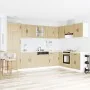 Armario de cocina 'Lucca' con dos fregaderos de madera compuesta en roble sonoma by , Kitchen cabinets - Ref: Foro24-3315014,...