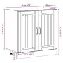 Gabinete de cocina ""Lucca"" con doble lavabo en madera de roble artesanal | Foro24.es | Tu tienda online para hogar, jardín y más Foro24.es