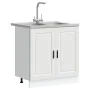 Gabinete de Lavabo 'Porto' con Lavabo Blanco 80x46x84,5 cm de Madera | Foro24.es | Tu tienda online para hogar, jardín y más Foro24.es