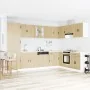 Gabinete Base con Fregadero 'Porto' en Roble Sonoma 80x46x84,5 cm de Madera Ingenierizada von , Küchenschränke - Ref: Foro24-...