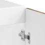 Gabinete Base para Fregadero ""Porto"" con Fregadero de Roble Ahumado 80x46x84,5 cm en Madera Elaborada de , Armarios de coci...