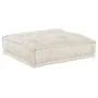 Sofá Puff Modular de 2 Plazas Convertible en Tela Crema | Foro24.es | Tu tienda online para hogar, jardín y más Foro24.es