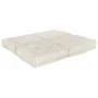 Sofá Puff Modular de 2 Plazas Convertible en Tela Crema | Foro24.es | Tu tienda online para hogar, jardín y más Foro24.es