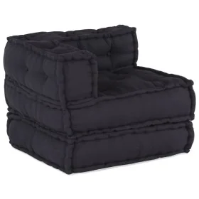 Pufs Modulares 2 pcs de Tela Antracita