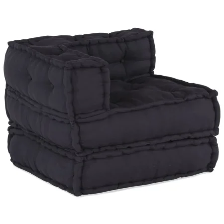 Pufs Modulares 2 pcs de Tela Antracita | Foro24.es | Tu tienda online para hogar, jardín y más Foro24.es