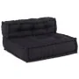 Poufs Modulares 4 pcs de Tela Antracita | Foro24.es | Tu tienda online para hogar, jardín y más Foro24.es