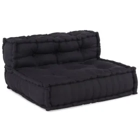 Pouffes Modulares 4 pcs Tela Antracita