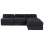 Pouffes Modulares 4 pcs Tela Antracita | Foro24.es | Tu tienda online para hogar, jardín y más Foro24.es