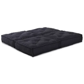 Pouffes Modulares 2 piezas Tela Antracita