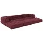 Poufs Modulares 3 pcs Tela Burdeos | Foro24.es | Tu tienda online para hogar, jardín y más Foro24.es