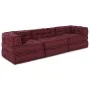 Poufs Modulares 3 pcs Tela Burdeos | Foro24.es | Tu tienda online para hogar, jardín y más Foro24.es