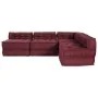 Pouffes Modulares 4 pcs Tela Burdeos | Foro24.es | Tu tienda online para hogar, jardín y más Foro24.es