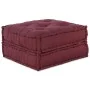 Poufs Modulares 2 pcs de Tela Burdeos | Foro24.es | Tu tienda online para hogar, jardín y más Foro24.es