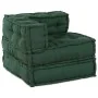 Poufs Modulares 2 pcs Tela Verde by , Cushions for chairs and sofas - Ref: Foro24-3315076, Price: 287,23 €, Discount: %