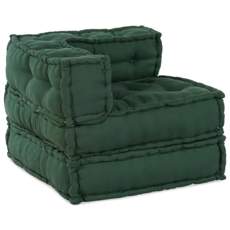 Poufs Modulares 3 pcs Tela Verde | Foro24.es | Tu tienda online para hogar, jardín y más Foro24.es