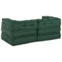 Poufs Modulares 2 pcs Tela Verde by , Cushions for chairs and sofas - Ref: Foro24-3315076, Price: 287,23 €, Discount: %