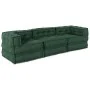 Poufs Modulares 3 pcs Tela Verde | Foro24.es | Tu tienda online para hogar, jardín y más Foro24.es