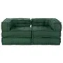 Poufs Modulares 2 pcs Tela Verde by , Cushions for chairs and sofas - Ref: Foro24-3315076, Price: 287,23 €, Discount: %