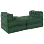 Poufs Modulares 4 pcs Tela Verde | Foro24.es | Tu tienda online para hogar, jardín y más Foro24.es