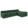Pouffes Modulares 4 pcs Tela Verde | Foro24.es | Tu tienda online para hogar, jardín y más Foro24.es