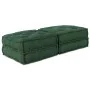 Pouffes Modulares 2 pcs Verde Tela | Foro24.es | Tu tienda online para hogar, jardín y más Foro24.es