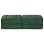 Pouffes Modulares 2 pcs Verde Tela | Foro24.es | Tu tienda online para hogar, jardín y más Foro24.es